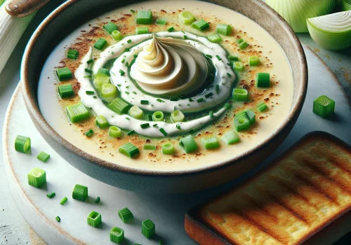 Sopa de apio y puerro keto, cremosa y saludable