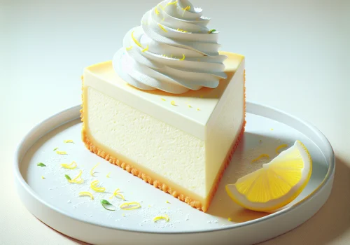 Tarta de queso y limón keto, cremosa y sin azúcar
