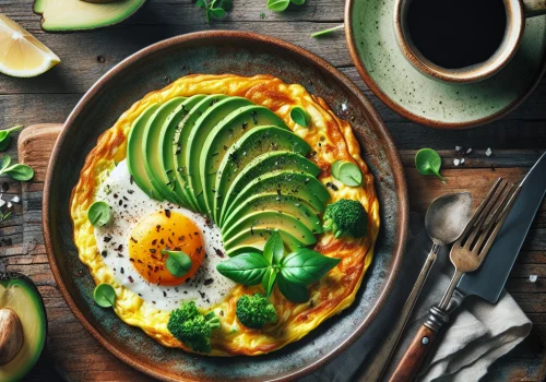 Tortilla de aguacate keto fácil y deliciosa