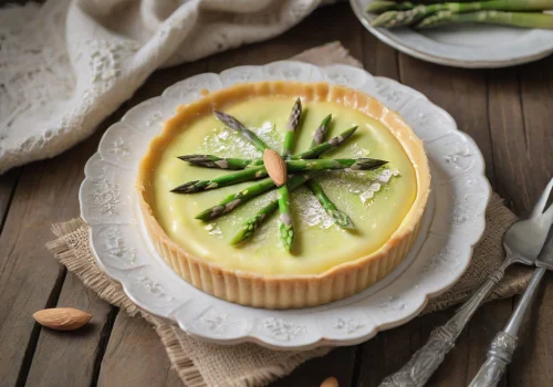 Flan de Espárragos y Almendra Keto