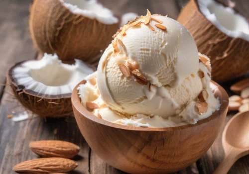 Helado de Coco y Almendra Keto