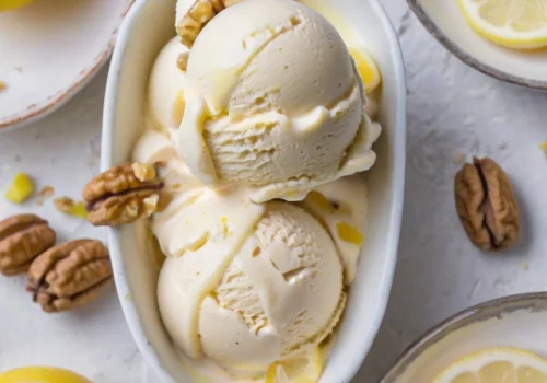 Helado de Limón y Nuez Keto