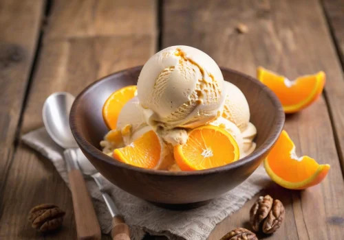 Helado de Naranja y Nuez Keto