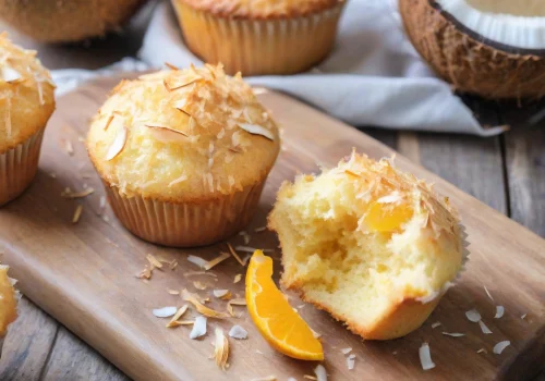 Muffins de Coco y Naranja Keto