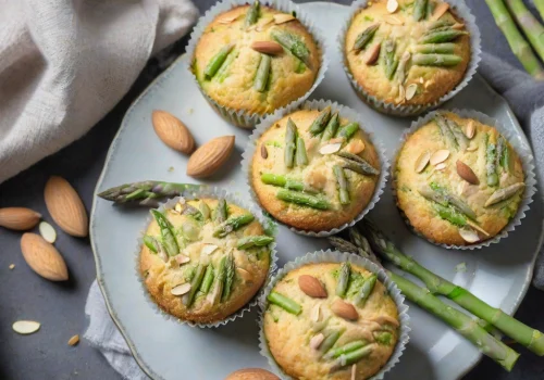 Muffins de Espárragos y Almendra Keto