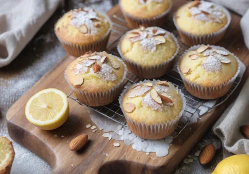 Muffins de Limón y Almendra Keto