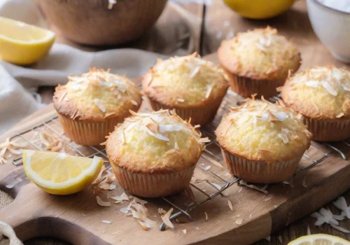 Muffins de Limón y Coco Keto