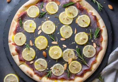 Pizza de Limón y Almendra Keto