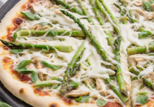 Pizza de Pollo y Espárragos Keto