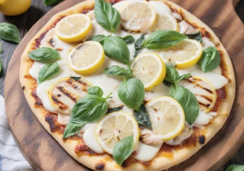 Pizza de Pollo y Limón Keto
