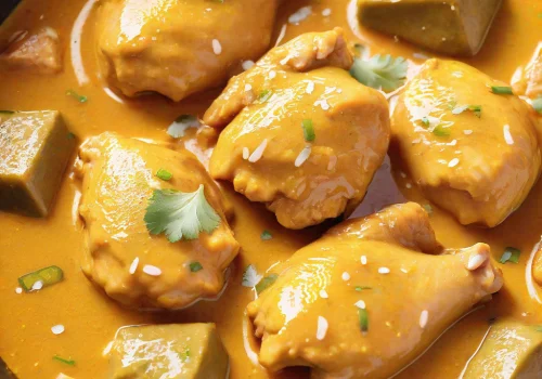 Pollo al Curry con Naranja Keto