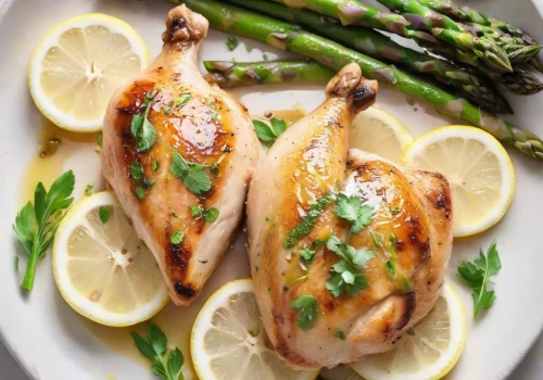 Pollo al Limón con Espárragos Keto