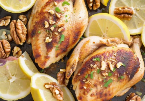 Pollo con Limón y Nuez Keto