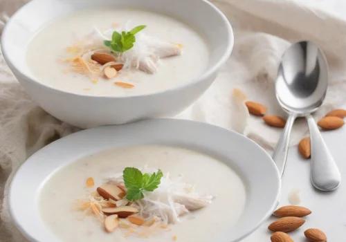 Sopa de Almendra y Coco Keto