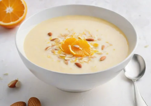 Sopa de Naranja y Almendra Keto