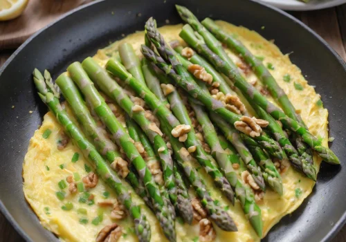 Tortilla de Espárragos y Nuez Keto